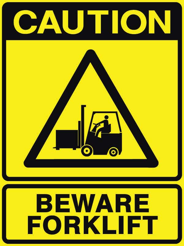 CB-2 Beware Forklift
