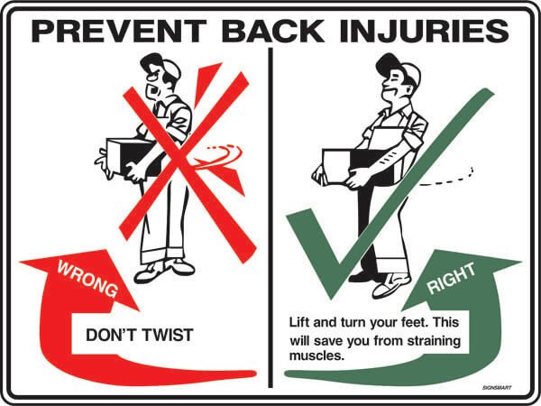 EMERGENCY SIGNS SS19-prevent-back-injuries