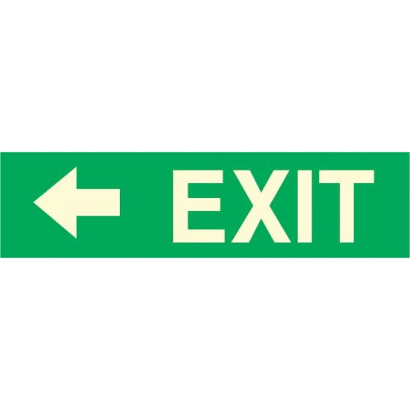 Exit Left Arrow - Shop Safety Signs at Signsmart