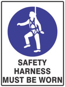 Safety Harness Must Be Worn Mandatory Signs | Signsmart