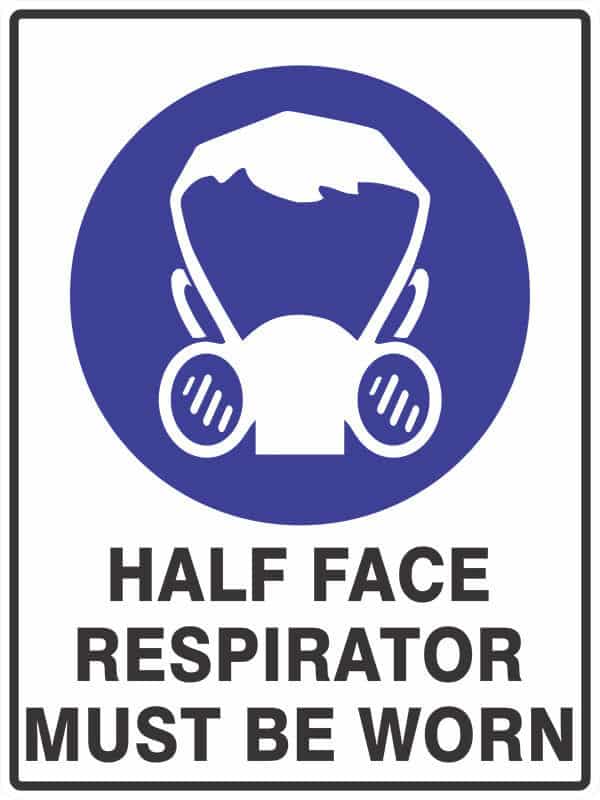 SM17 HALF FACE Respirator- signsmart - signs