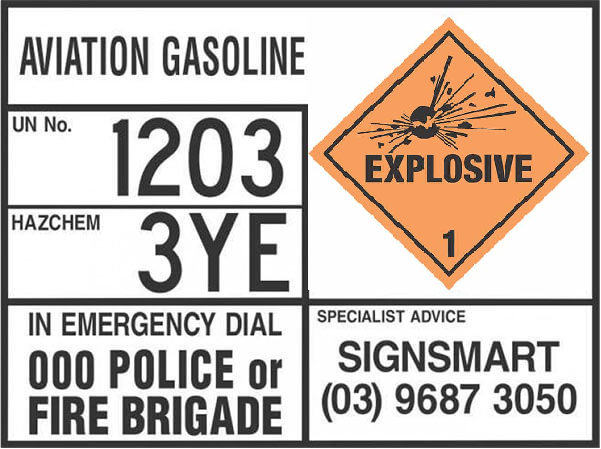 emergency information signs