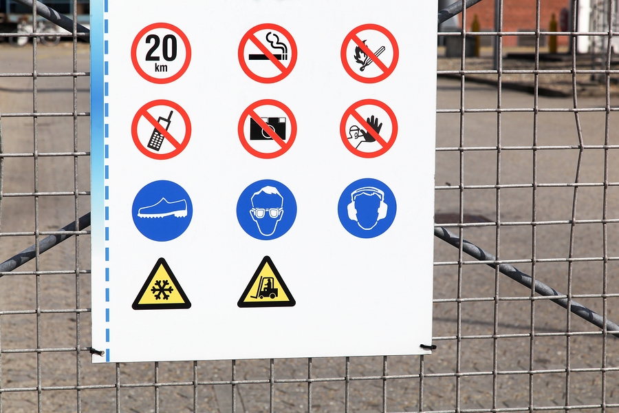 factory safety signs