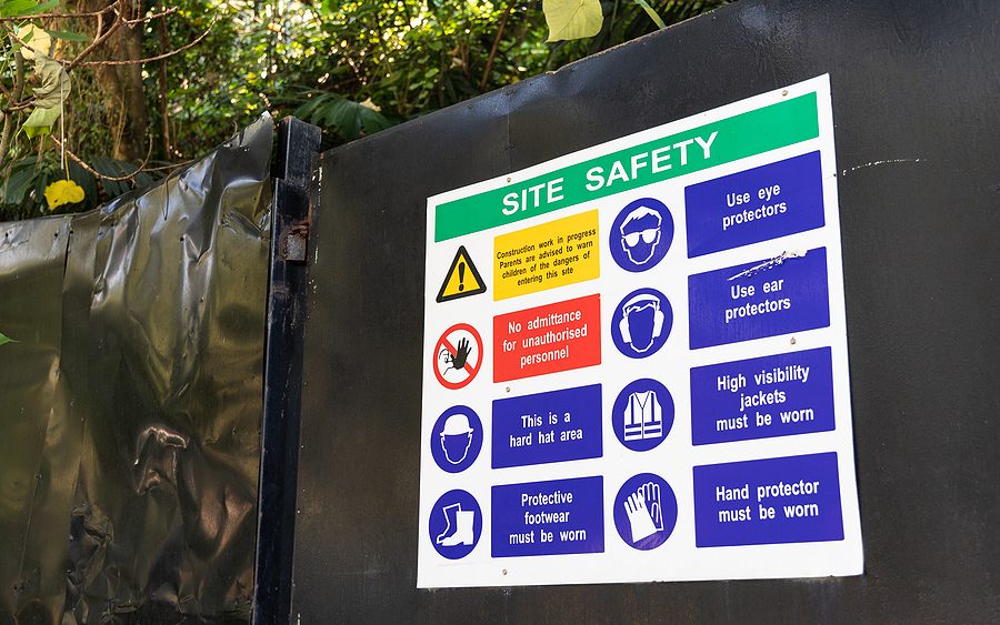 custom site safety signs