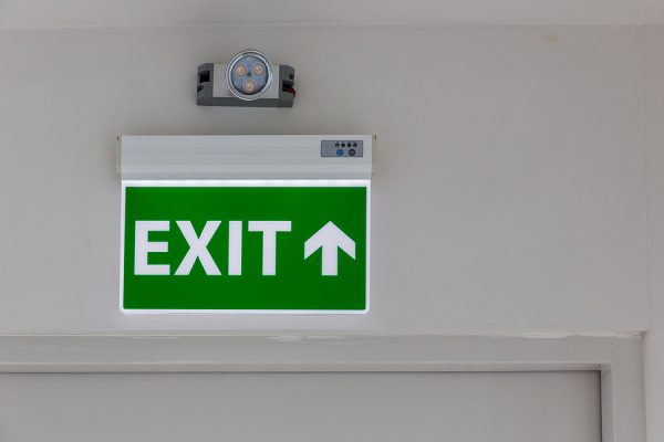Exit signs in Australia